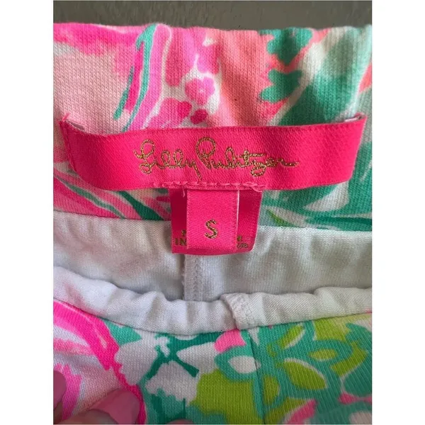 Lilly Pulitzer Madison Skort Hot On The Scene Size Small Floral Tropical Pink - Image 5