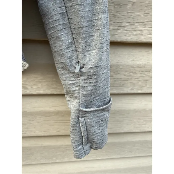 NIKE Running THERMA SPHERE ELEMENT DRI FIT LONG SLEEVE TOP Grey‎ M Pitt Panthers - Image 5