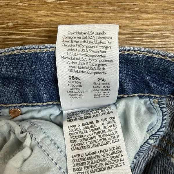 Mother Superior The High Waisted Smokin Double Ankle Jeans Women 25 Crop USA - Image 6