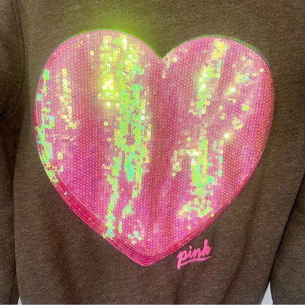 Y2K VS PINK Sequins Full Zip Jacket - Image 6