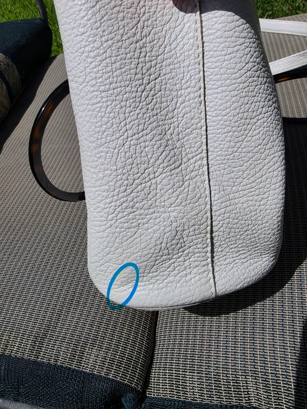 Culbia Small Leather White Handbag Purse With Crossbody Adjustable Strap - Image 14