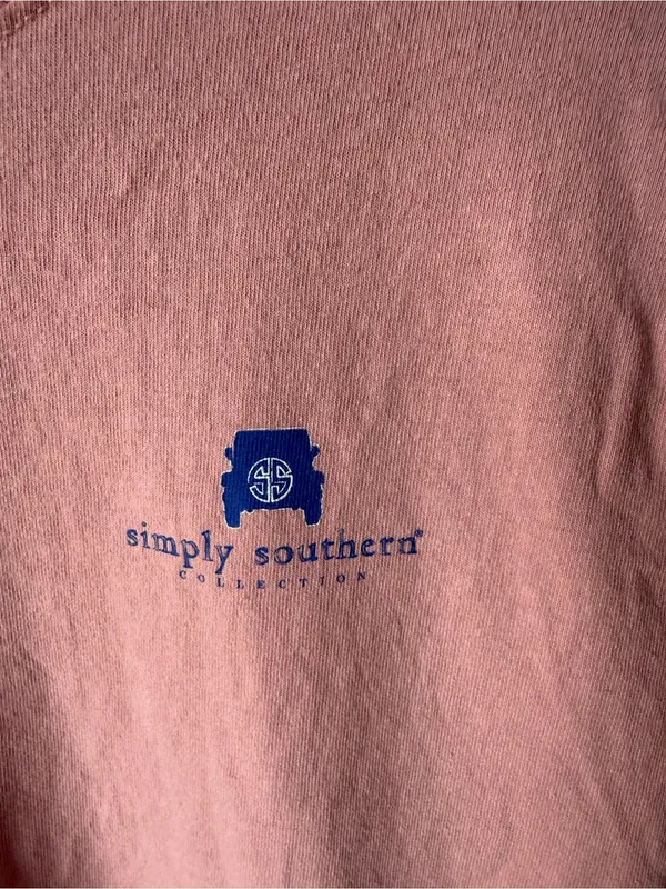 Simply Southern Better Days Ahead Pink Long Sleeve Graphic - Image 3