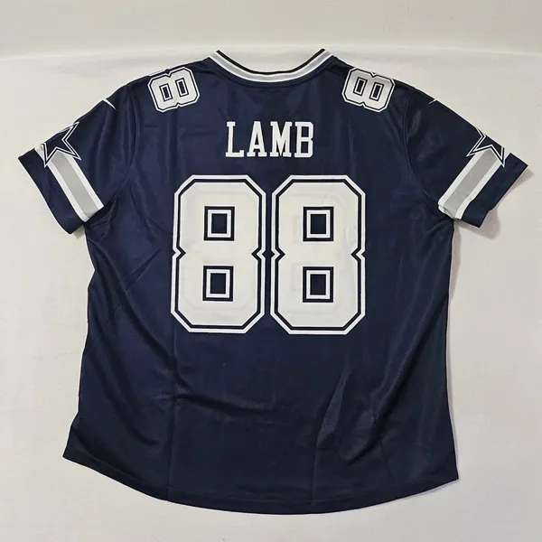 Nike CeeDee Lamb Navy Dallas Cowboys Legend Player Performance Top Women Size XL - Image 6