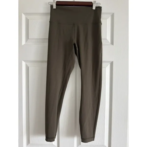 Lululemon Wunder Train High-Rise Tight 25 Dark Olive Green Size 8 W5CQDS - Image 2