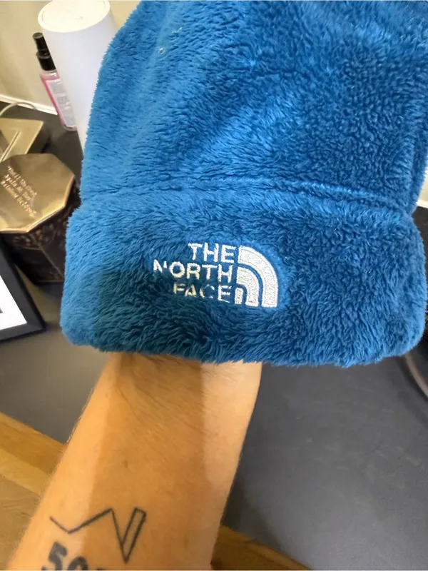 The North Face Blue Fleece Beanie - Image 4