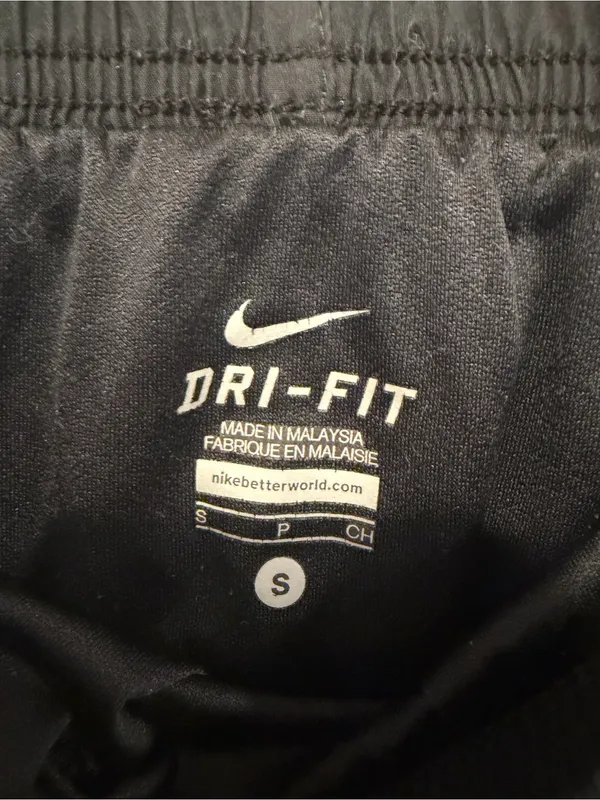 Nike‎ Women's Black Tempo Running Shorts with White Trim - Image 2
