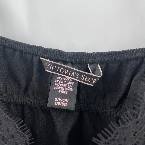 VICTORIA'S SECRET Lingerie Teddy Size Small Black Lace Sexy Lips Intimates - Image 3