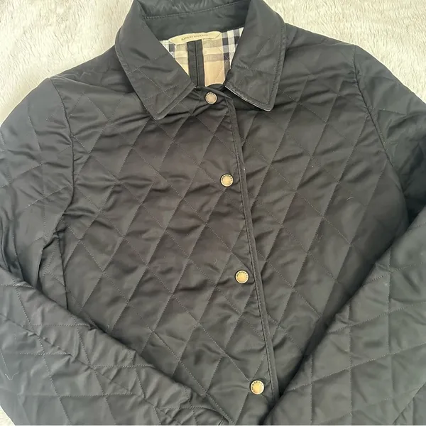 Burberry Black Quilted Jacket | See Sizing Notes - Image 8