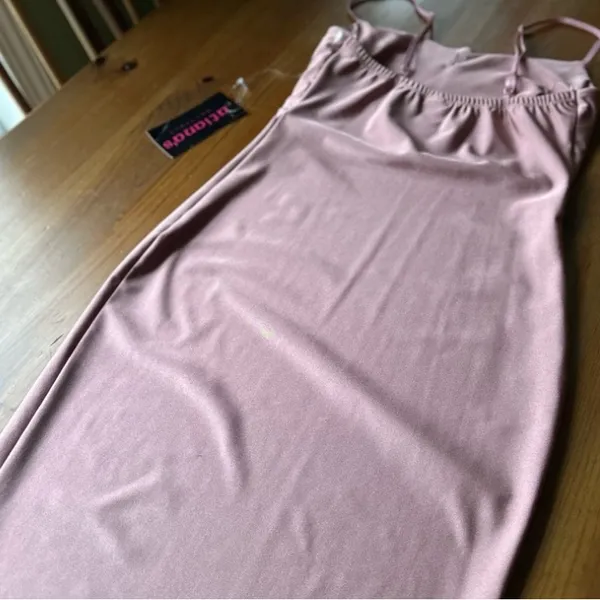 Rose Gold Blush Pink Formal Dress - Image 8