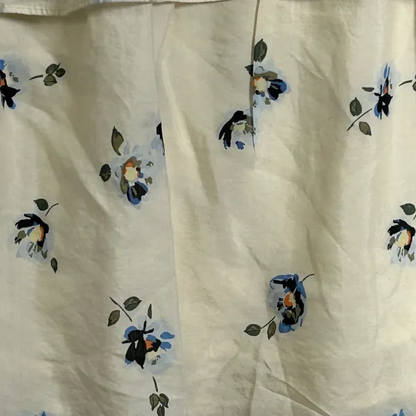 Universal‎ Thread Cream Floral Tiered Ruffle Mini Skirt XL Cotton Blend - Image 7