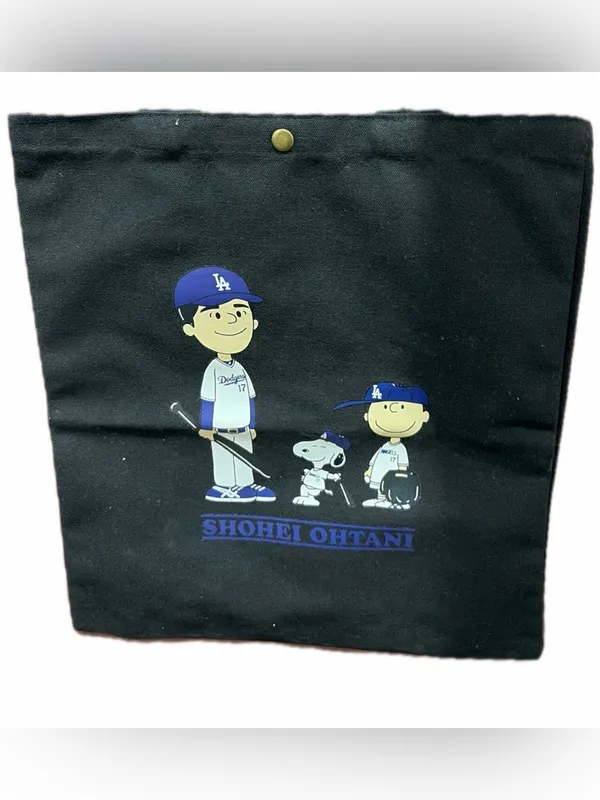Source Unknown NWOT Shohei Ohtani x Peanuts Dodgers Tote Bag - Image 8
