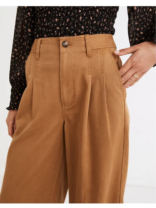 Madewell Corwin Pleated Straight Pants - Image 4