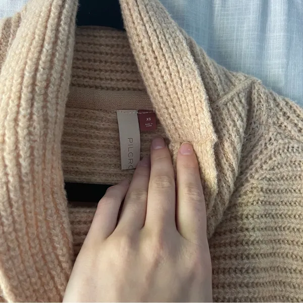 Anthropologie Pilcro Cowl Neck Pullover Knit Tunic Sweater - Image 3