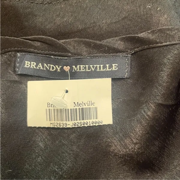 Brandy Melville Black Mini Dress - Image 3