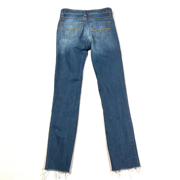 Kimes Ranch Betty Seventeen Jeans Women 2 x 32 Bootcut Cotton Western Frayed USA - Image 2