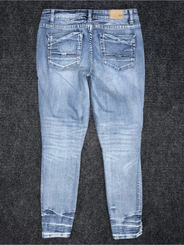 Buckle BKE Gabby Curvy High Rise Ankle Tall Stretch Jean Sz 27 Distressed BGK205 - Image 2