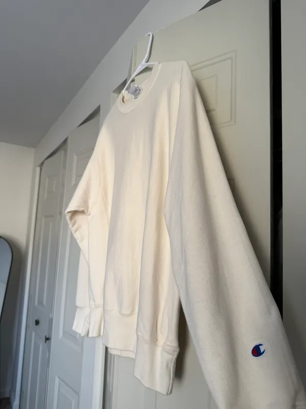 Champion Cream Crewneck - Image 3