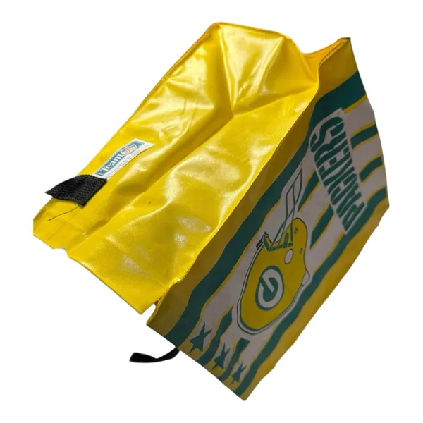 Vintage Green Bay Packers NFL Vinyl Shoulder Bag – Late 1980s – Read Description - Image 8