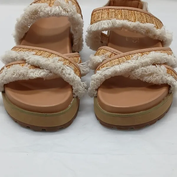 Coconuts By Matisse Fuji Platform Sandals Shoes Women's Size 6M Tan Beige Boho - Image 4