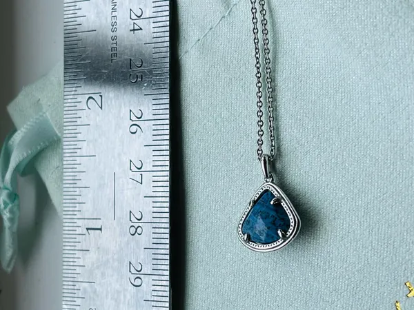 Kendra Scott Blue Lapis Pendant Necklace - Image 6