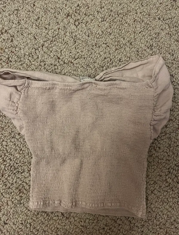 Blanco by nature top Tan Size L - Image 3