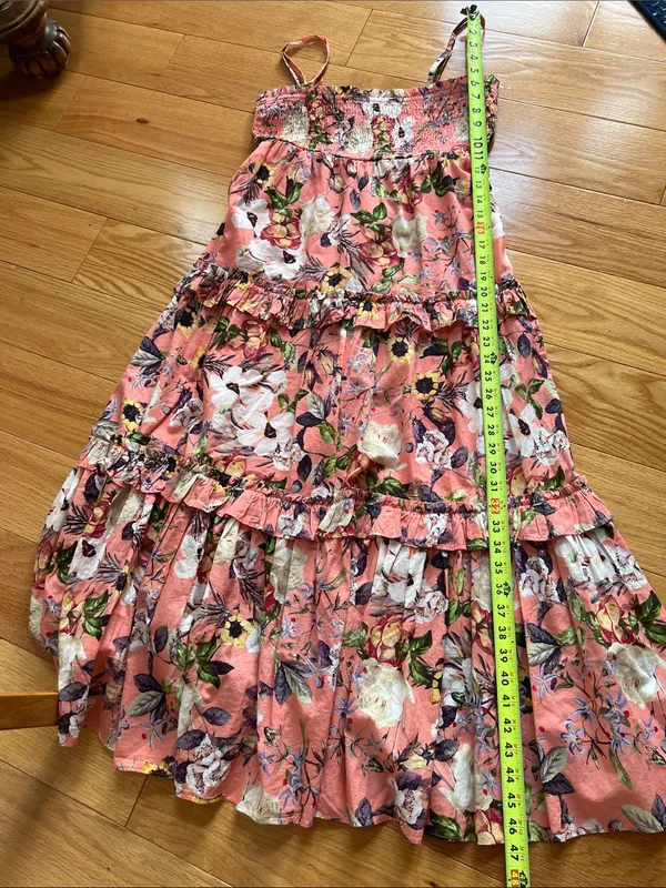 INC Floral Smocked Sundress - Peach Pink - Image 8