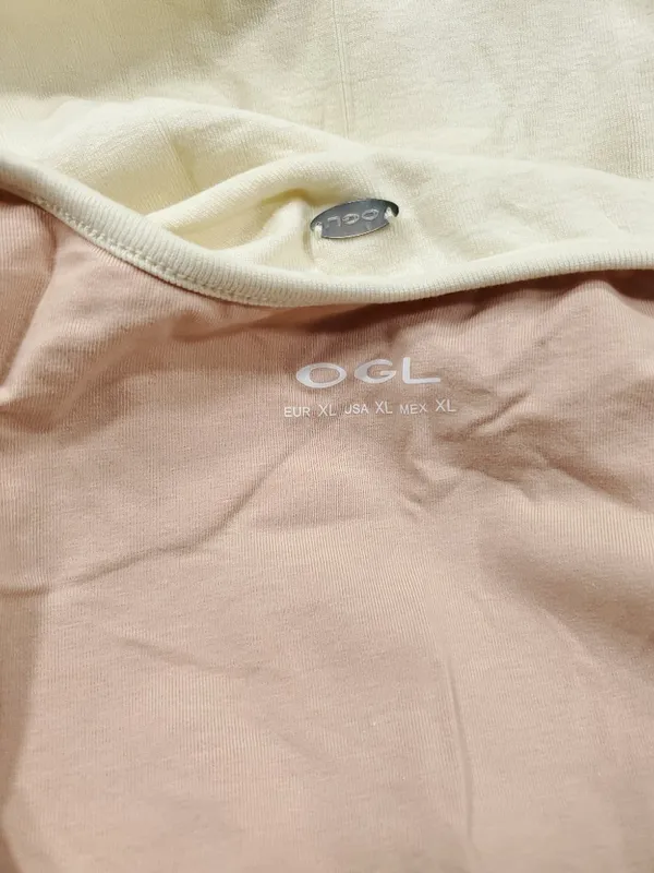 OGL Cotton Lyocell U-Neck Bra Tank Top Brami Ivory Women's Size XL - Image 6