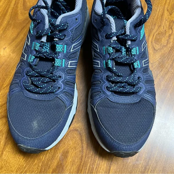 Asics Gel Venture 7 Trail Running Shoes size 8.5 Navy teal gray - Image 6