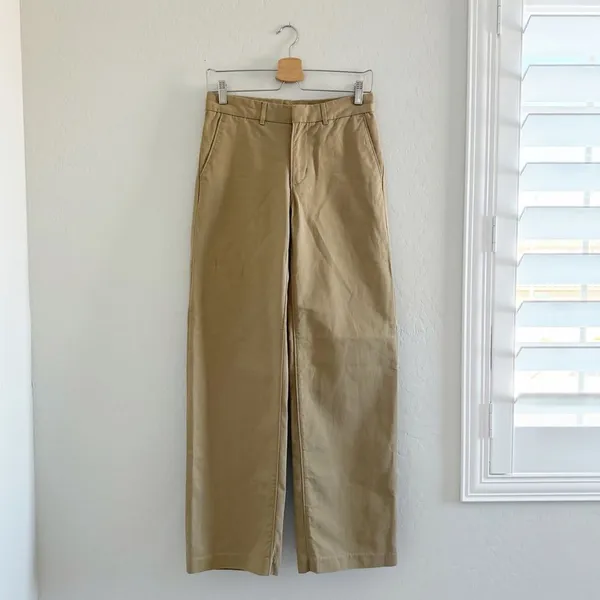 LEVI’S Khaki Mid Rise Straight Leg Retro 90s Baggy Dad Trouser Workwear Pants 24 - Image 12