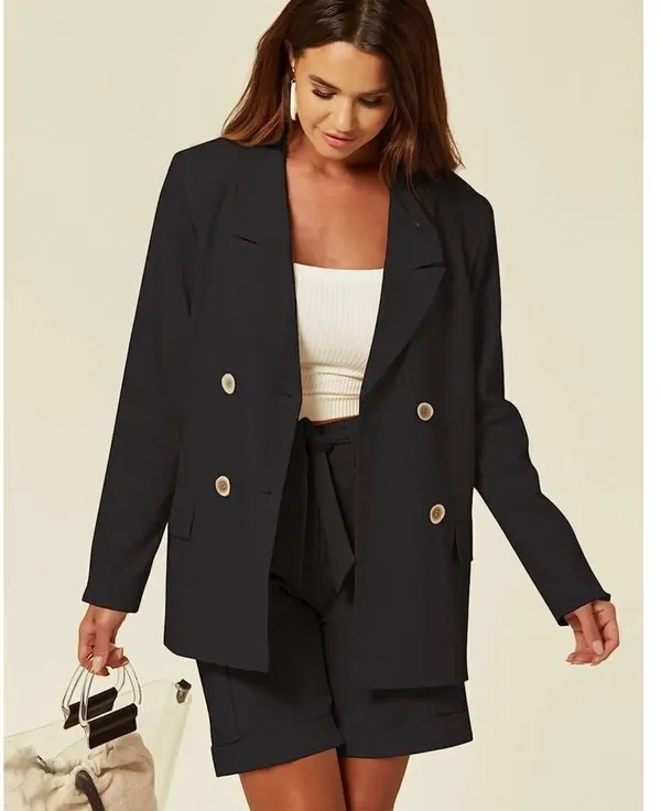 New Casual Blazers Oversized Open Front Blazer 2x - Image 2