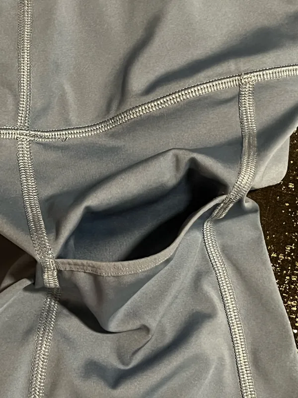 Womens small Gymshark High-Waisted Side Pocket Blue Biker Shorts 6" - Image 5