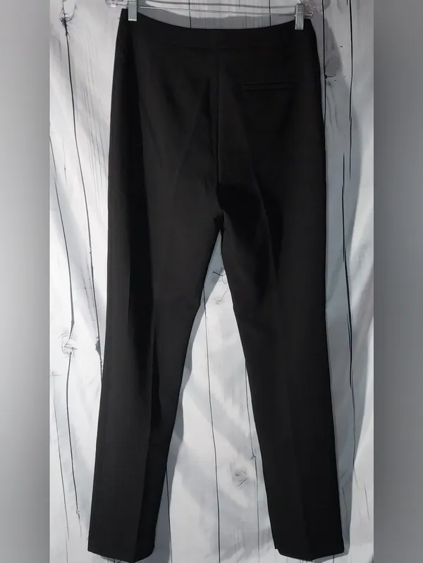 Mango MNG Black Tailored Business Casual Minimalist MobWife Dress Pants - Image 2