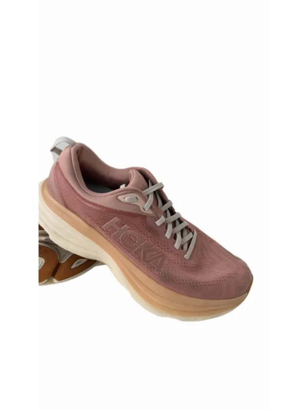 HOKA Solimar Running Shoes Womens 10.5 Peach Cream Athletic - Image 3