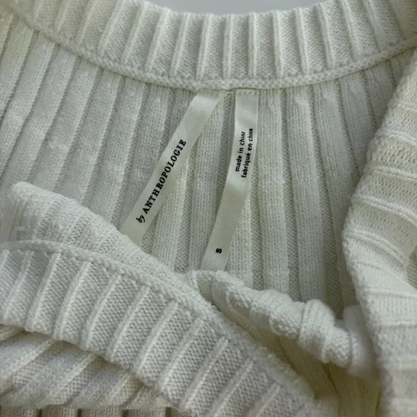 Anthropologie White Zadkine Sweater Tank - Image 4