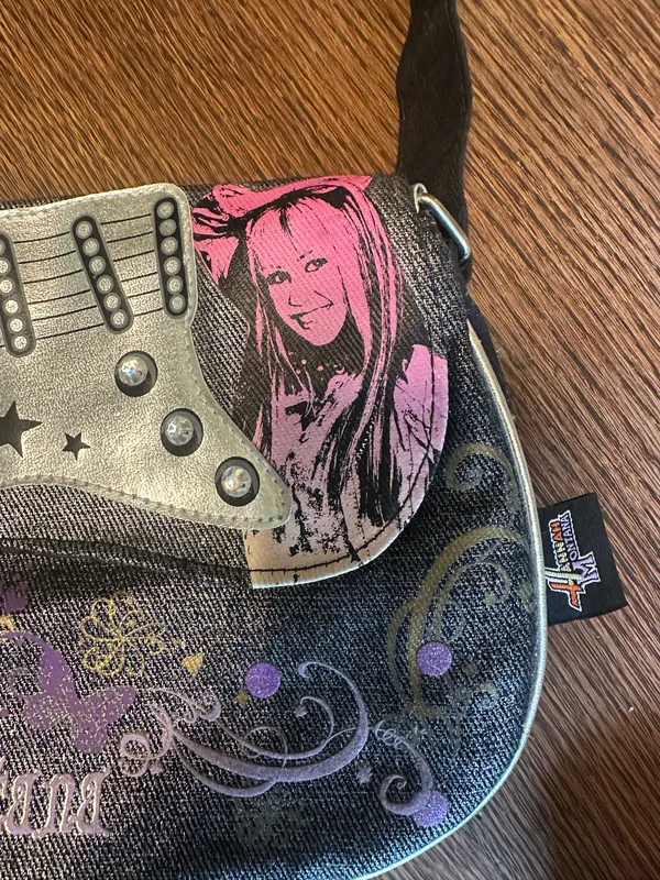 Disney Miley Cyrus Guitar Purse and Coin/Cosmetic Bag (2000s era) - Image 2