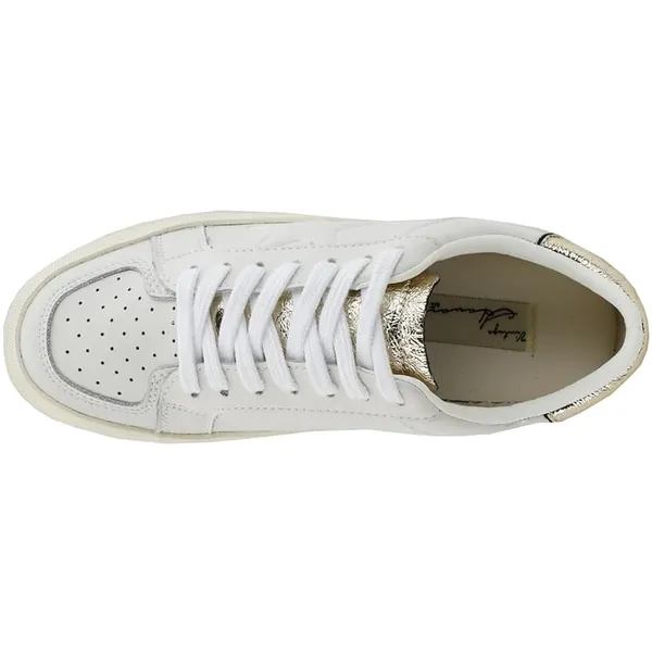 Vintage Havana White and Gold Sneakers - Image 3