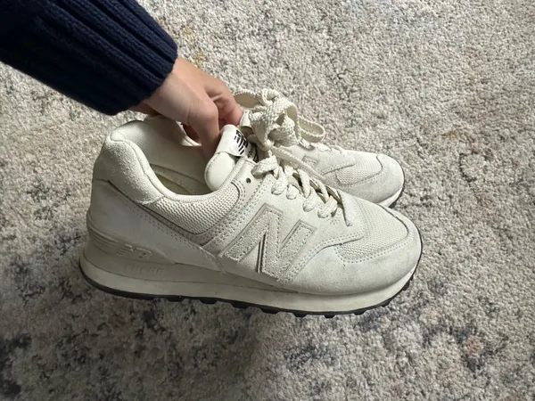 New Balance 574 Sneakers Cream Neutral - Image 2