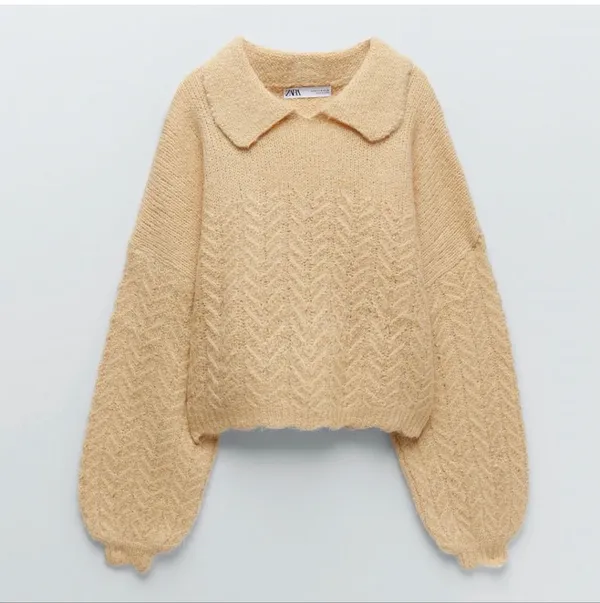 NWT ZARA Special Edition Wool Blend Sweater Size S - Image 2