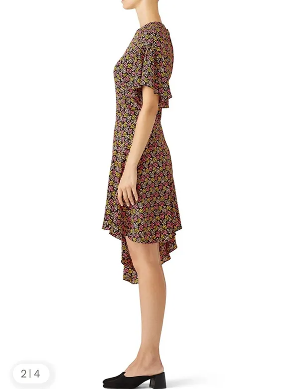 A.L.C. Floral Tilly Dress Size 6 - Image 4
