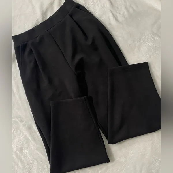 ALALA Black Phoebe Trousers Pleated Athleisure Joggers Small - Image 5