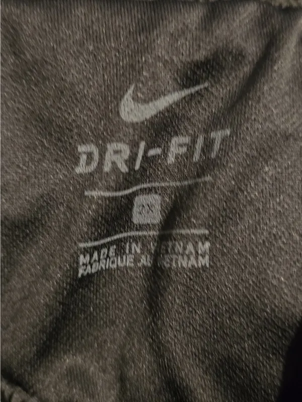 Nike Black Athletic Shorts with White Trim - Image 7
