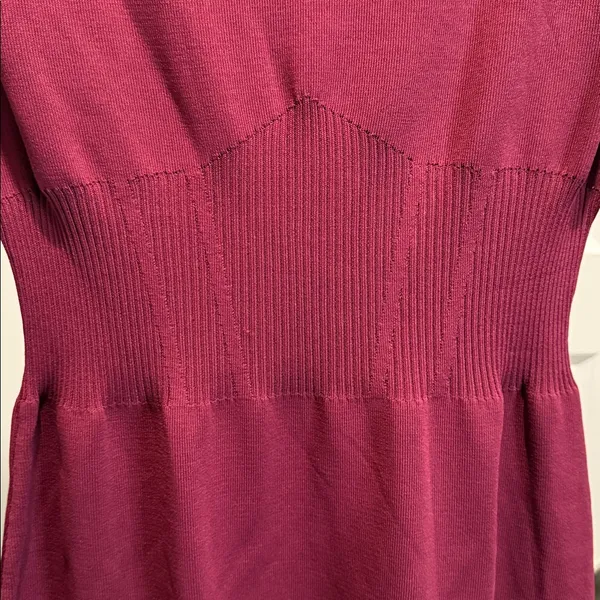 Guess Bodycon Dress‎ Wine Red Size XL NWT Mock Neck Party Mini - Image 10