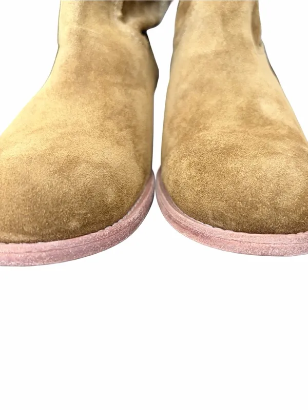 Frye Cara Short Ankle Slouch Brown Cognac Boots size 9 - Image 4