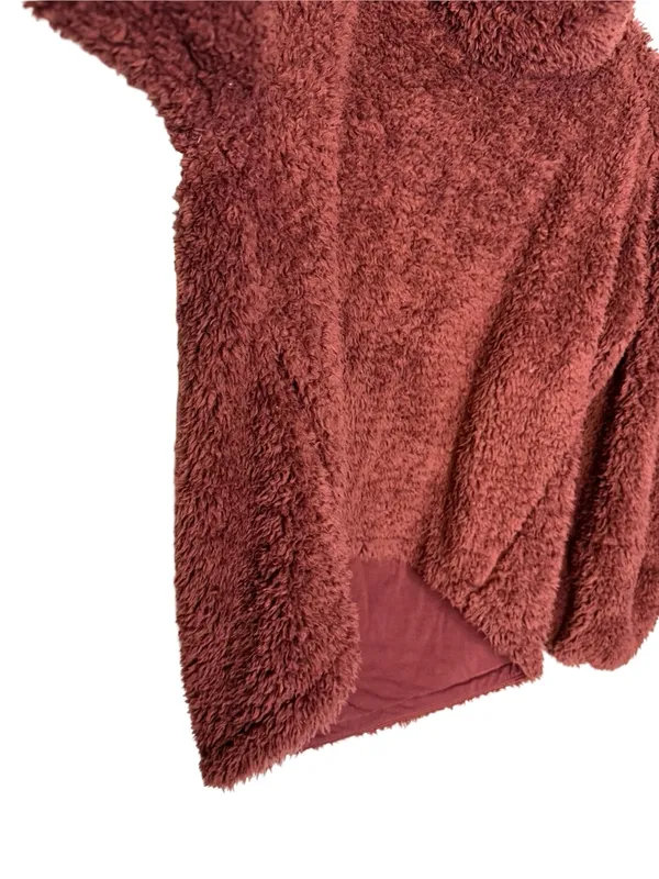 🍂 Lululemon Warmth Restore Pullover Smoky Topaz Sherpa Mock Neck XS/S 🍂 - Image 3