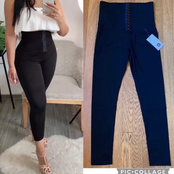 Black High waist Control Tummy Leggings Size L Size L - Image 10