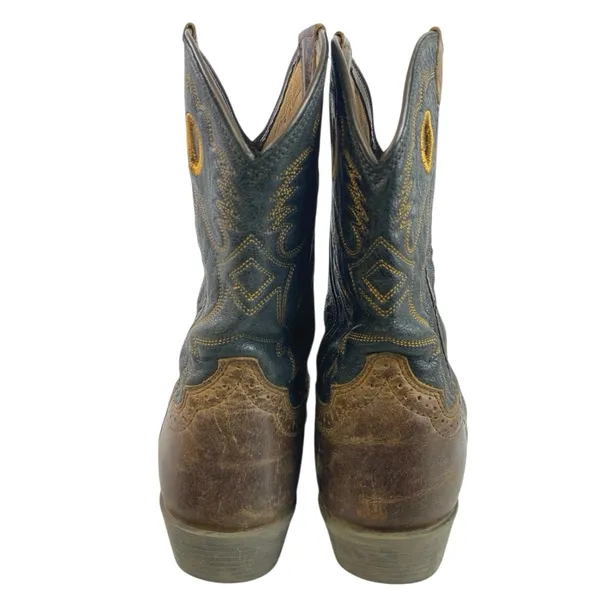 Ariat Heritage Roughstock Women's Brown Black Leather Western Cowboy Boots Sz 6 - Image 3