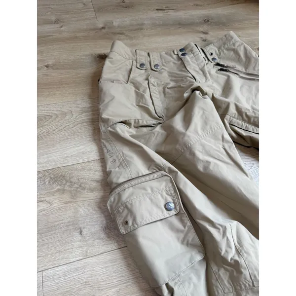 B by Burton Women's ski snow pants cargo insulated mesh zip y2k adjustable sz L - Image 13