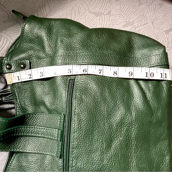 Genuine leather bag- beautiful modern color! 💚💚💚 - Image 9
