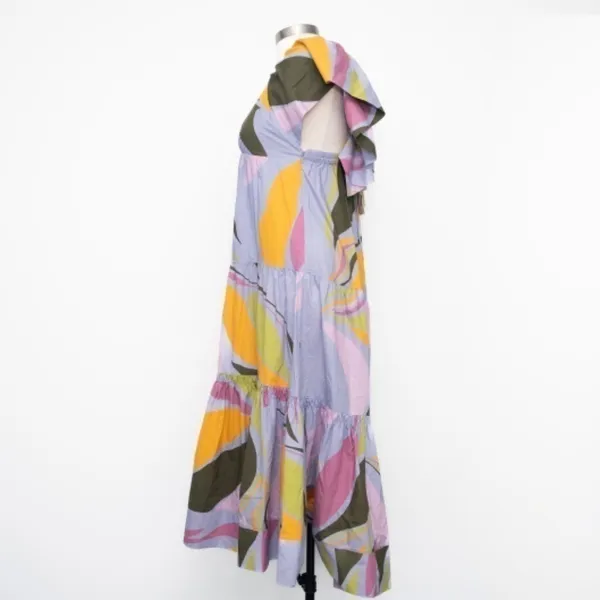 La Ligne Stella Cotton Maxi Dress Large‎ - Image 7