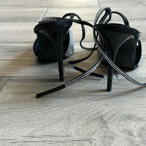 Zara rhinestone heels - Image 6